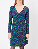Fitted short dress in Ecovero jersey knit femme Princesse Nomade
