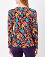 Ecovero V-neck straight cut T-shirt femme Princesse Nomade
