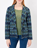 Jacquard knit suit jacket femme Princesse Nomade