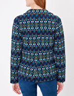 Jacquard knit suit jacket femme Princesse Nomade
