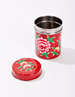 Hand-painted enamel tea caddy femme La Fianc&eacute;e