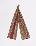 Lined silk scarf femme La Fiancée