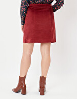 Flared cotton skirt femme La Fiancée
