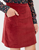 Flared cotton skirt femme La Fiancée
