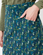 Flared cotton skirt femme La Fiancée