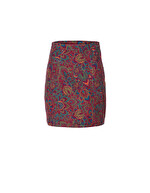 Flared cotton skirt femme La Fiancée